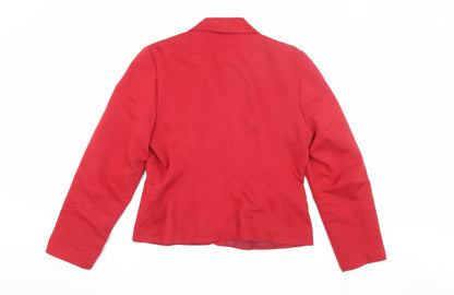 Dorothy Perkins Women's Red Blazer Size 14 Workwear