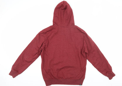 Mens UK Size M PUMA Red Pullover Hoodie