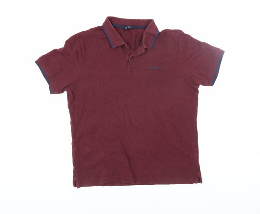 Ben Sherman Men's Grey Polo, Size M, 100% Cotton, Short Sleeve