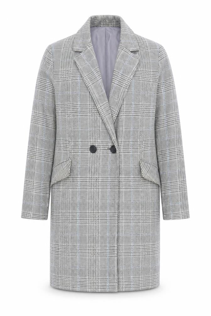 Womens UK Size 12 Dorothy Perkins Grey Trench Coat
