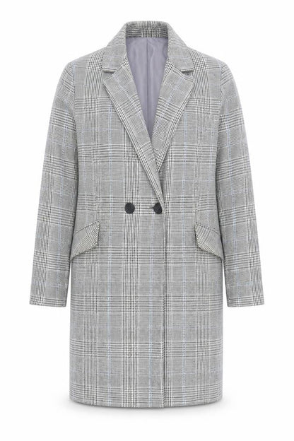 Womens UK Size 12 Dorothy Perkins Grey Trench Coat