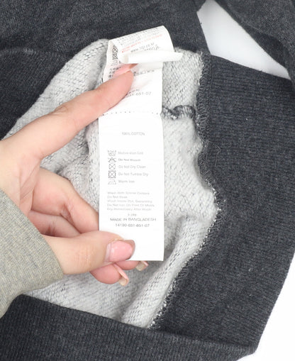 Hangten Jr. Boys Grey Logo Pullover Sweatshirt Size 15