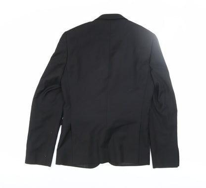 Mens UK Size 36 Burton Regular Black Suit Jacket