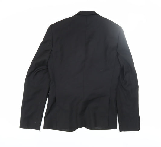 Mens UK Size 36 Burton Regular Black Suit Jacket
