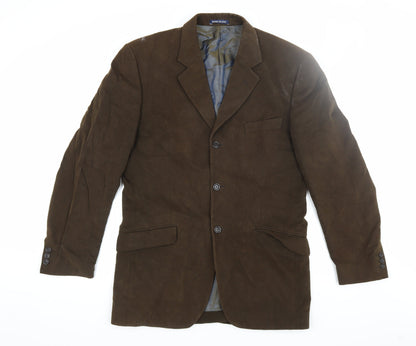 Mens UK Size 40 River Island Regular Brown Suit Jacket