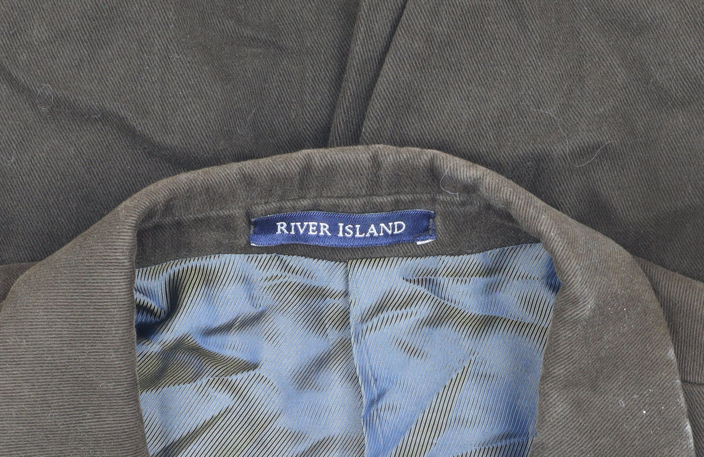 Mens UK Size 40 River Island Regular Brown Suit Jacket