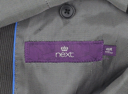 Mens UK Size 46 NEXT Regular Grey Suit Jacket