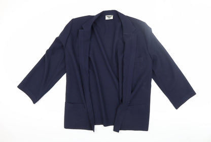 Jacques Vert Women's Blue Blazer Size 14