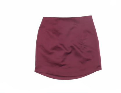 New Look Women's Red Pencil Skirt Size 10 Casual