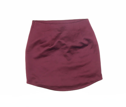 New Look Women's Red Pencil Skirt Size 10 Casual