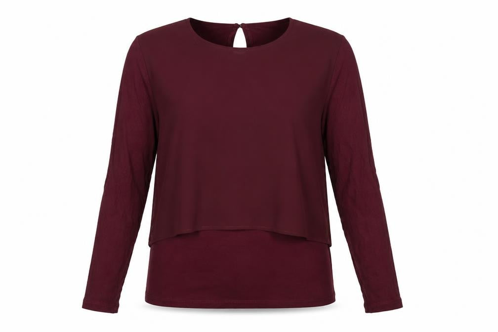 Womens UK Size 8 Warehouse Red Basic Blouse