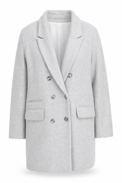 Womens UK Size 16 Monsoon Grey Overcoat