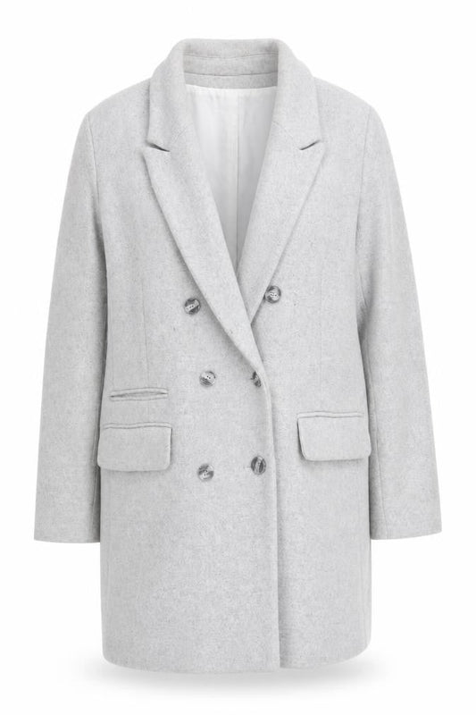 Womens UK Size 16 Monsoon Grey Overcoat