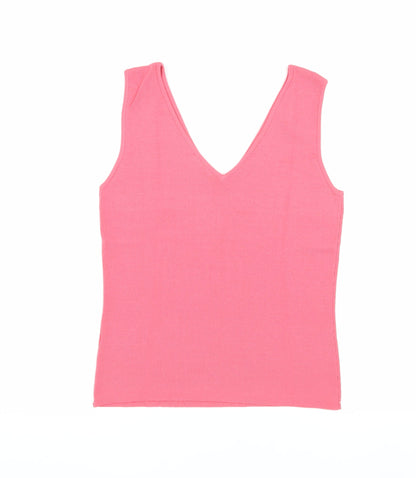 Womens UK Size 14 Wallis Pink Basic Tank