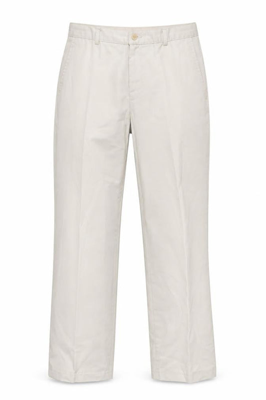 Womens UK Size 10 Lands' End Regular Fit Chino Beige Trousers