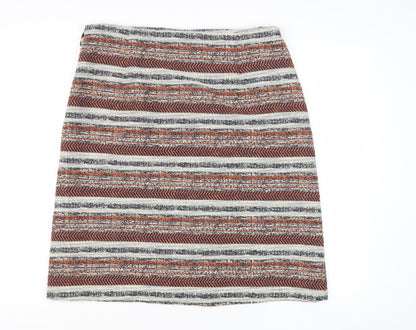 Bonmarché Women's Multicoloured Knee-Length Skirt, Size 16