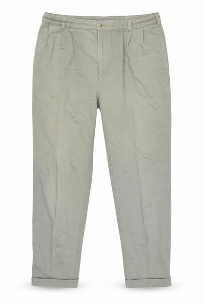 Mens UK Size 36 Cotton Traders Classic Fit Chino Grey Trousers