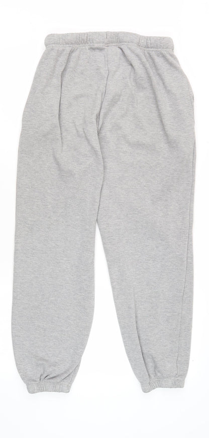 Friends Women Grey Jogger Trousers S Casual