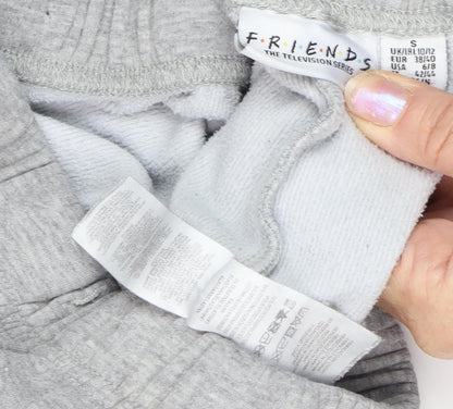 Friends Women Grey Jogger Trousers S Casual