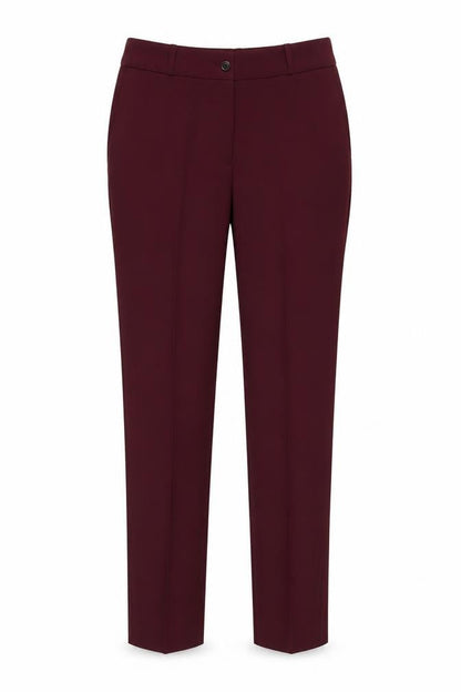 Womens UK Size 12 H&M Regular Fit Dress Pants Red Trousers