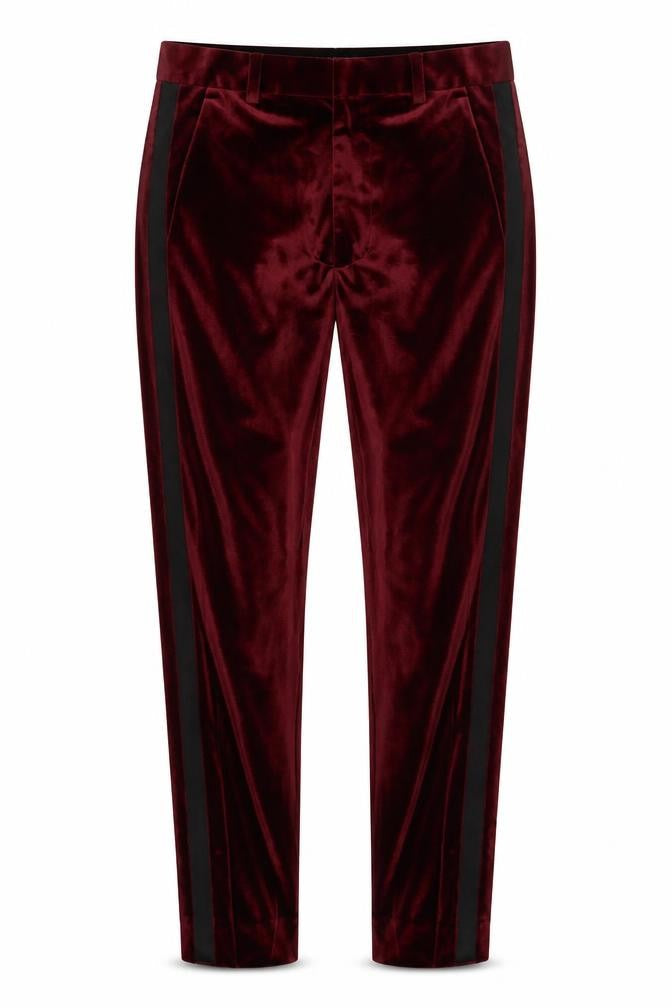 Womens UK Size 8 ASOS DESIGN Slim Fit Party/Cocktail Red Trousers