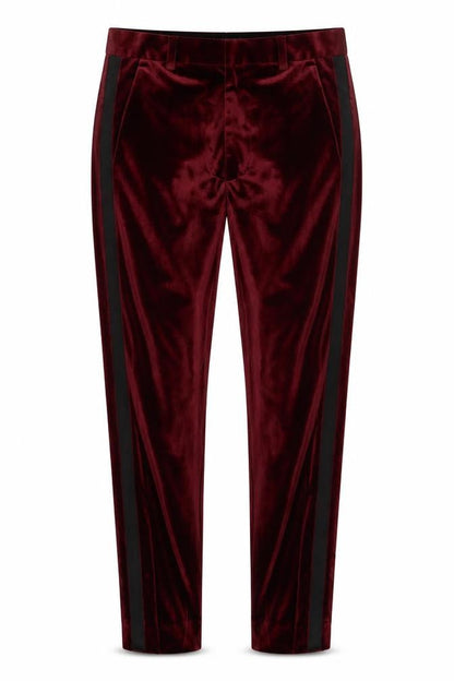 Womens UK Size 8 ASOS DESIGN Slim Fit Party/Cocktail Red Trousers