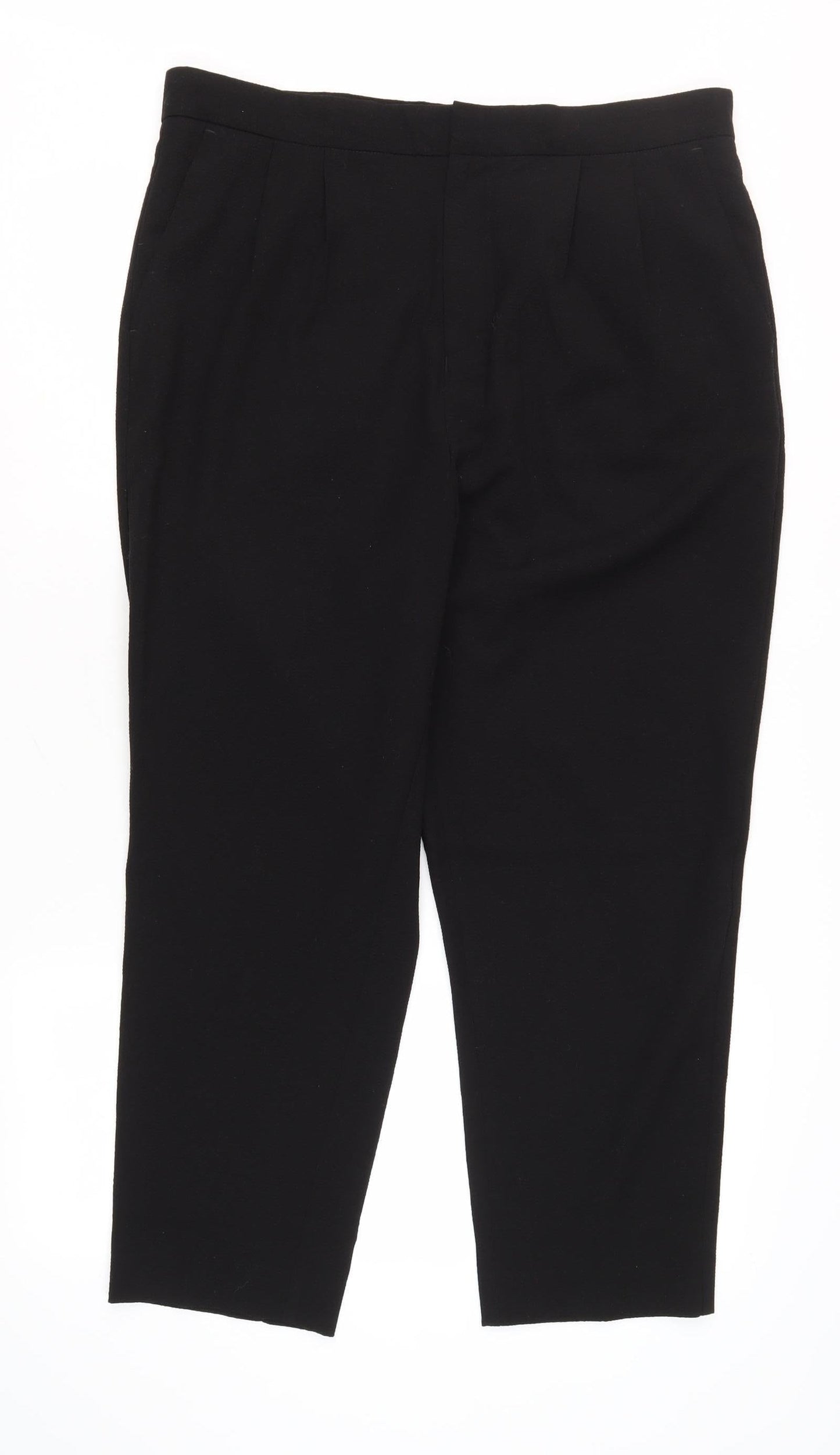 Womens UK Size 6 Urban Outfitters Regular Fit Casual Workwear Black Trousers