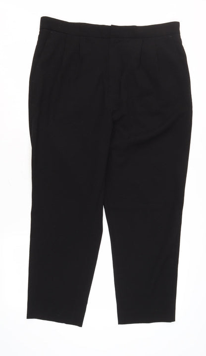 Womens UK Size 6 Urban Outfitters Regular Fit Casual Workwear Black Trousers