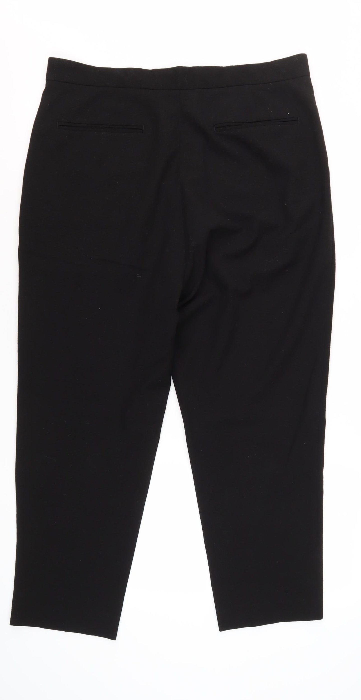 Womens UK Size 6 Urban Outfitters Regular Fit Casual Workwear Black Trousers