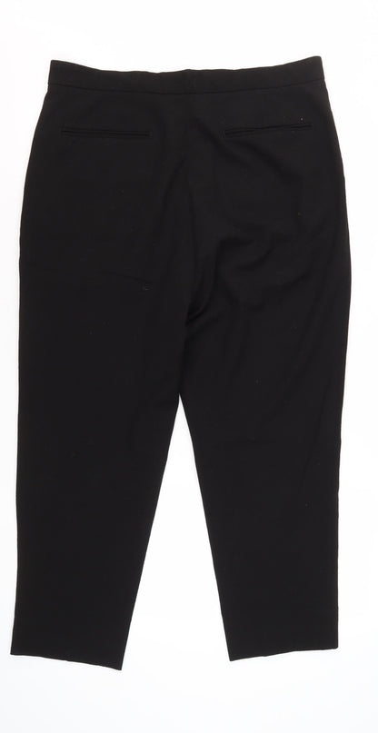 Womens UK Size 6 Urban Outfitters Regular Fit Casual Workwear Black Trousers