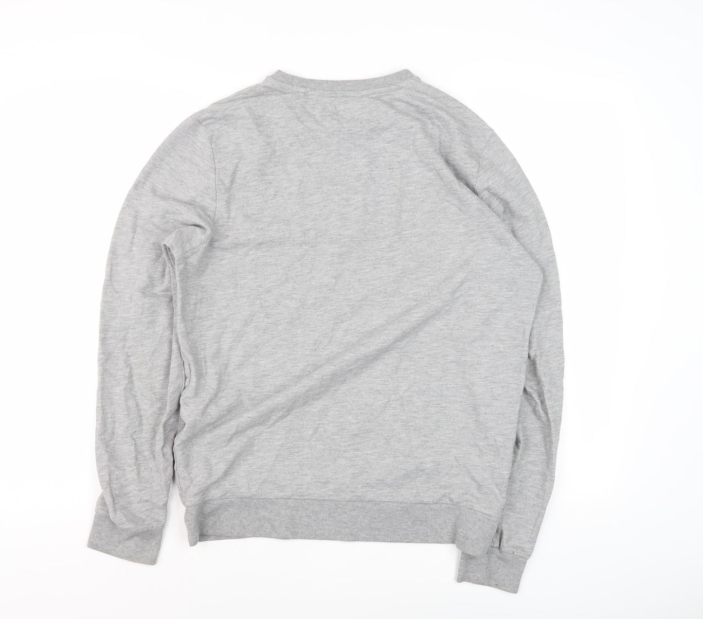 Mens UK Size M Red Herring Grey Pullover Sweatshirt