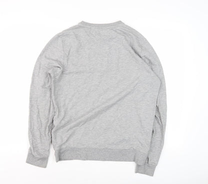 Mens UK Size M Red Herring Grey Pullover Sweatshirt