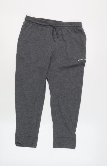 LA Gear Women's Grey Jogger Trousers Size 8