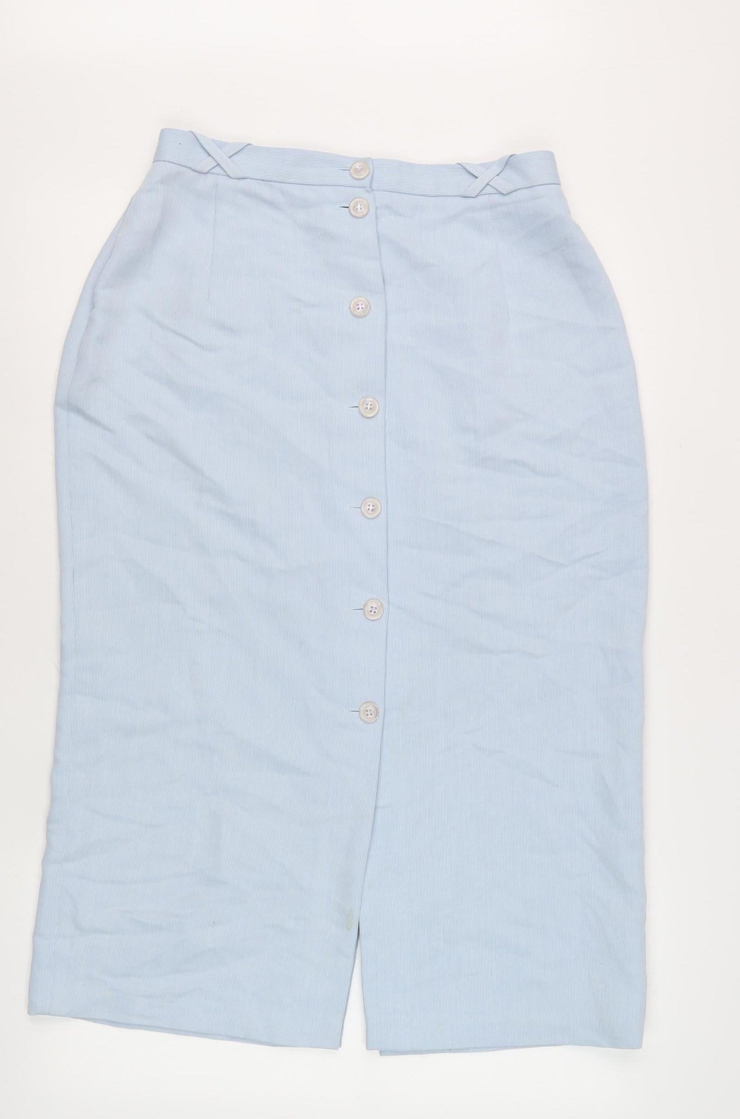 Jacques Vert Women's Blue Pencil Skirt, Size 14