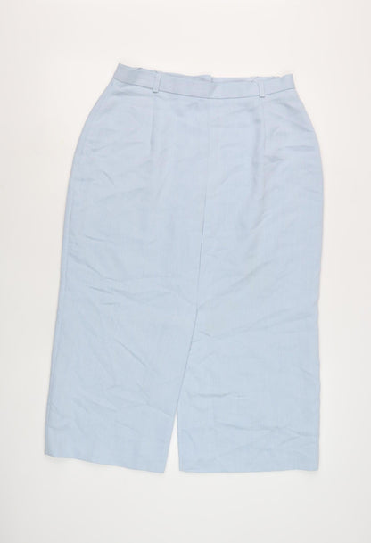 Jacques Vert Women's Blue Pencil Skirt, Size 14