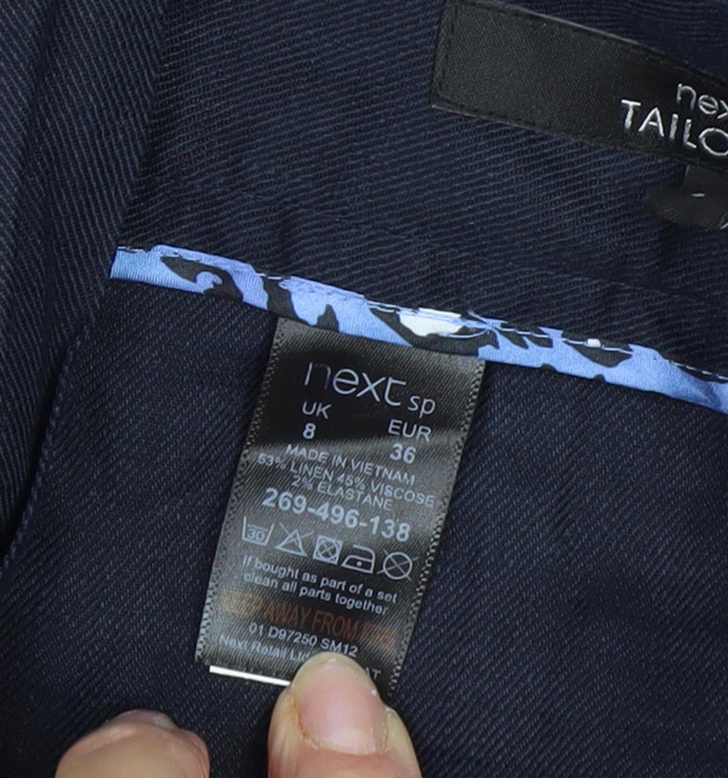 Next Women's Black Pencil Skirt, Size 8, Business