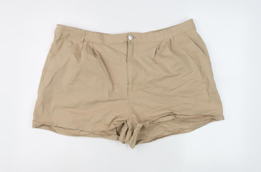 ASOS Women’s Beige Plus Size Chino Shorts