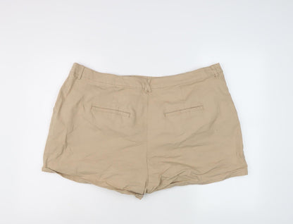 ASOS Women’s Beige Plus Size Chino Shorts