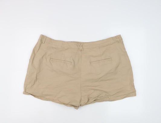 ASOS Women’s Beige Plus Size Chino Shorts