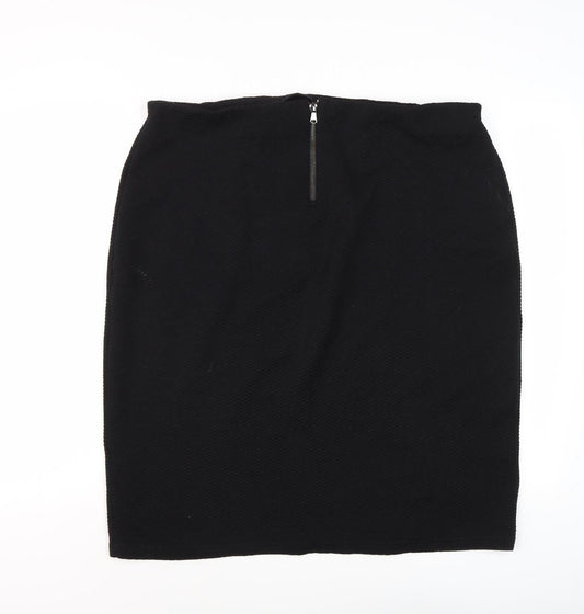 New Look Women's Black Pencil Skirt Size 18