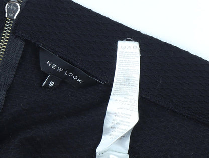 New Look Women's Black Pencil Skirt Size 18