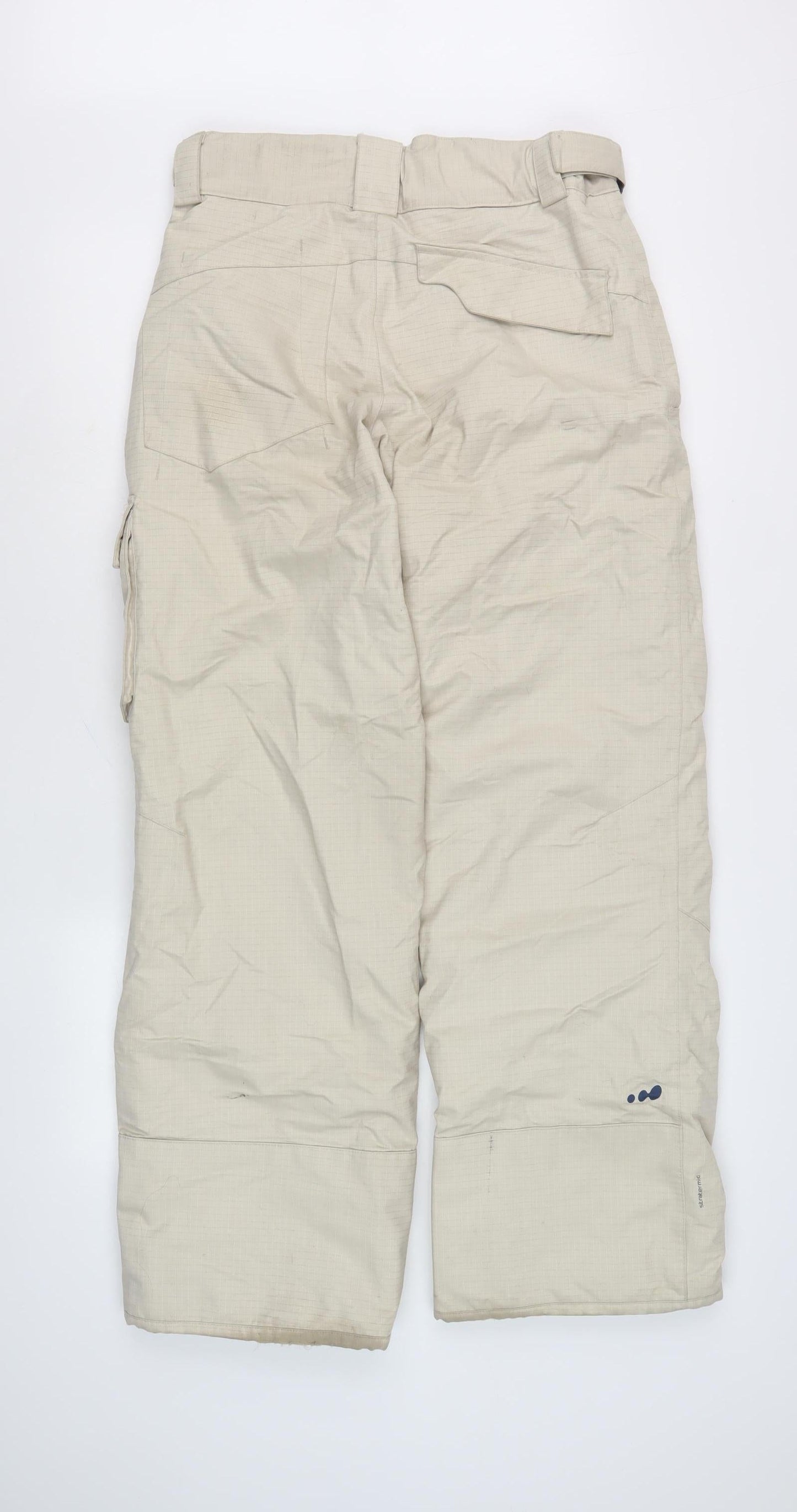 Wedze Beige Unisex Cargo Trousers M Winter Outdoor