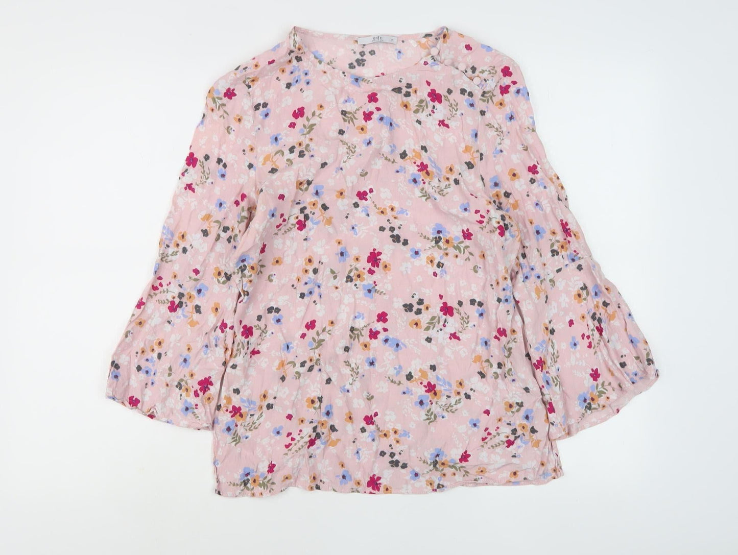 Womens UK Size M EDC Multicoloured Basic Blouse