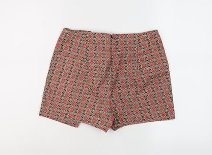 Hollister Women's Multicoloured Geometric Shorts