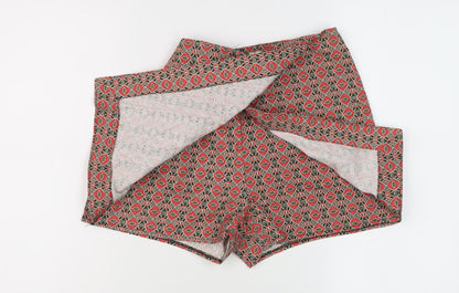 Hollister Women's Multicoloured Geometric Shorts