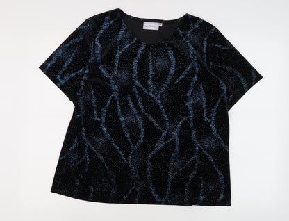 EWM Pure Classics Women's Black T-Shirt, L, Short Sleeve