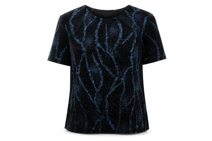 Womens UK Size L EWM Pure Classics Black  T-Shirt