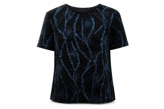 Womens UK Size L EWM Pure Classics Black  T-Shirt