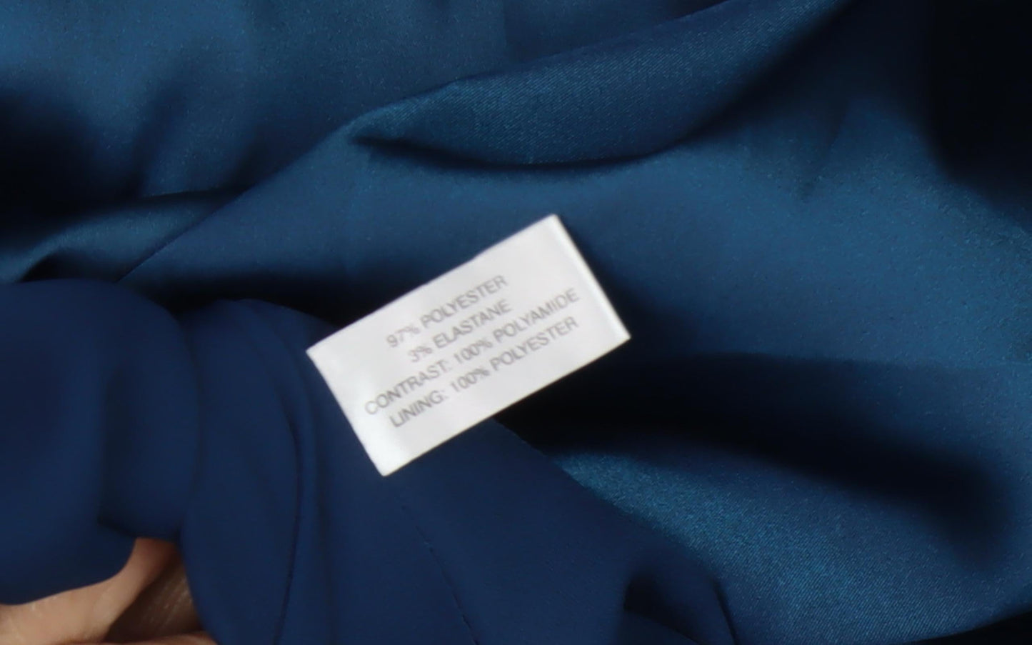 Linea Women's Blue Sequin Cocktail Dress, Size 16