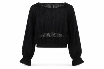 Womens UK Size 12 Zara Black  Blouse